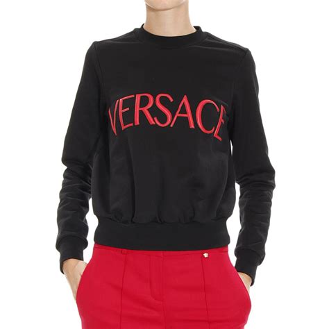 women versace sweatshirt|Versace sweater women.